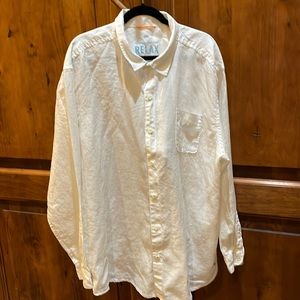Tommy Bahama relaxed 💯 percent linen shirt
